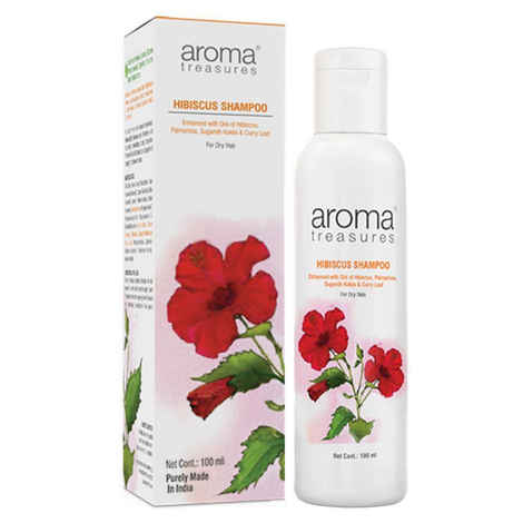 Buy Aroma Treasures Hibiscus Shampoo (100 ml) - Purplle