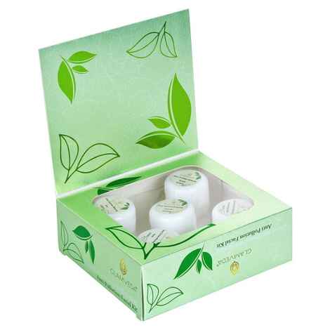 Buy Glamveda Green Tea Power Whitening Facial Kit (110 g) - Purplle