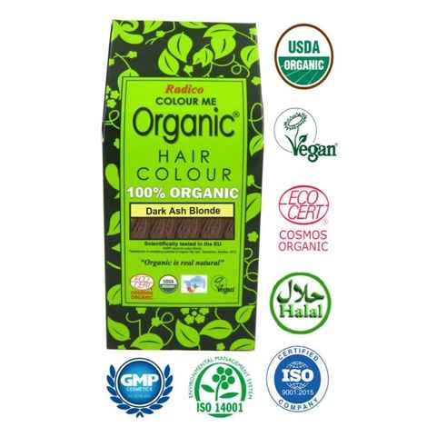 Buy Radico 100 % Organic Hair Colour - Dark Ash Blonde (100 g) - Purplle