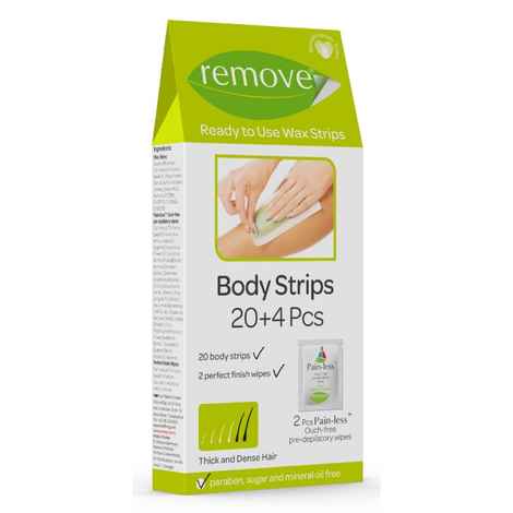 Remove Body Strips For Thick Hair (20+4 Pieces)