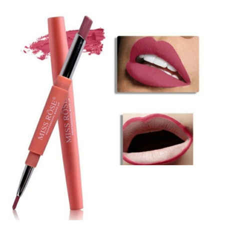 Buy Miss Rose 2 In 1 Creamy Matte Lipstick 7102-001M 07 Violet Fatale - Purplle