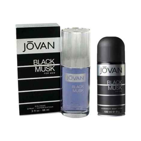 Jovan Combo Of Black Musk Men'S Perfumes Edc (88 ml) With Deodorant (150 ml)