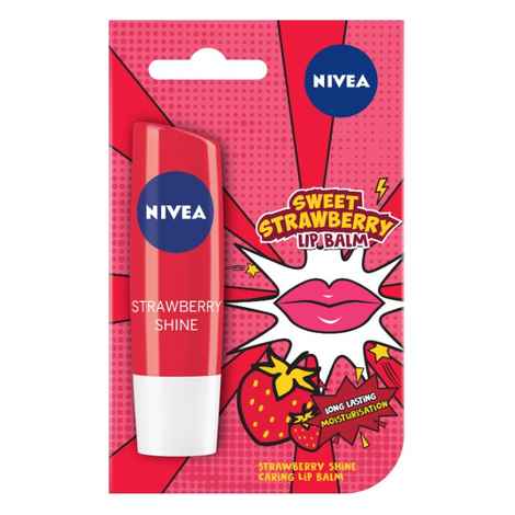 Buy Nivea Lip Care Sweet Strawberry (4.8 g) Limited Edition - Purplle