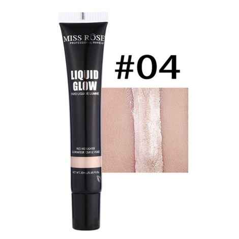 Miss Rose Liquid Highlighter Illuminator Makeup 7601-044 #04