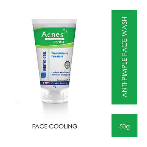 Buy Acnes Mentho-Cool Pimple Defence Face Wash (50 g) - Purplle