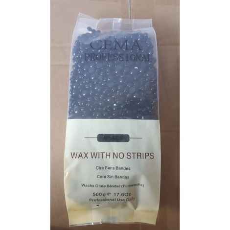 Cema Professional Hard Beans Wax (500 g) (Black)