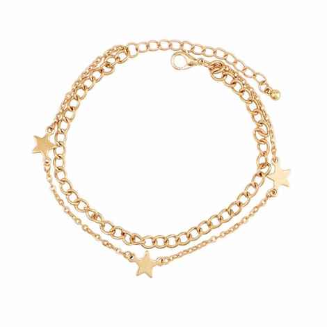 Buy Ferosh Bezinto Star Anklet - Purplle