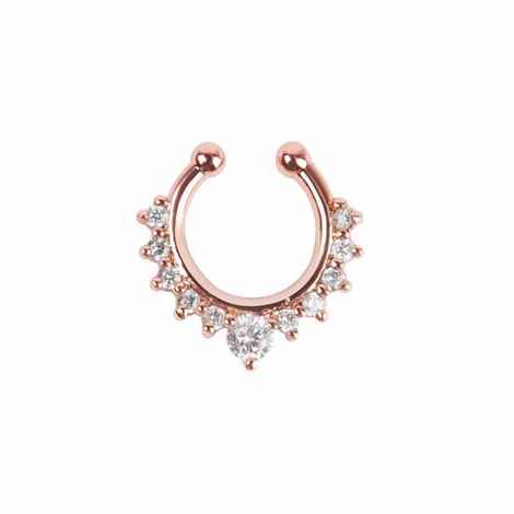 Buy Ferosh Studded Septum Nose Ring - Purplle