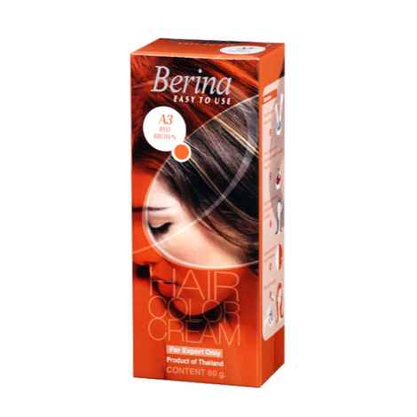 Buy Berina Red Brown Hair Color Cream (60 g) - Purplle