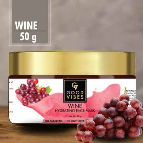 Good Vibes Hydrating Face Mask - Wine (50 gm)
