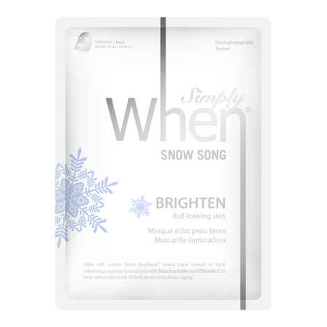 Simply When Snow Song Brighten Dull-looking Skin Face Mask (23 ml)