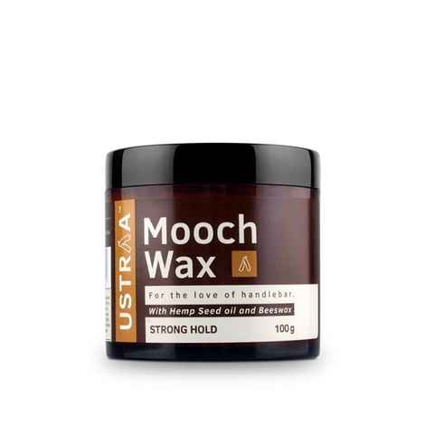 Buy Ustraa Beard & Mooch Wax Strong Hold (100 g) - Purplle