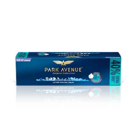 Buy Park Avenue Cool Blue Lather Shaving Cream (60 g) + Free 24G (40% Extra) - Purplle
