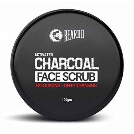 Buy Beardo Activated Charcoal Deep Cleansing Face Scrub (100 g) - Purplle
