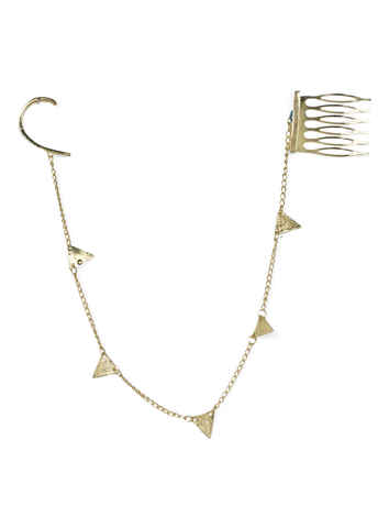 Buy Femnmas Clip Earcuff With Hairpin - Purplle