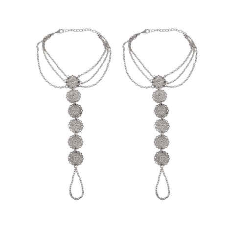 Buy Femnmas Boho Bead Tassel Toe Ring Chain Anklet - Purplle