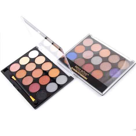 Miss Rose 15 Color Glitter Eyeshadow Palette 7001-077NT 02