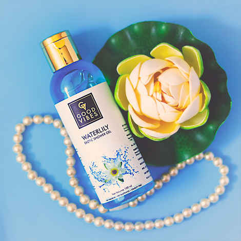 Good Vibes Exotic Shower Gel (Body Wash) - Waterlily (100 ml)