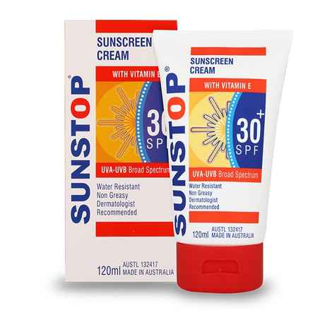 Buy Sunstop Spf 30+ Sunscreen Cream (120 ml) - Purplle