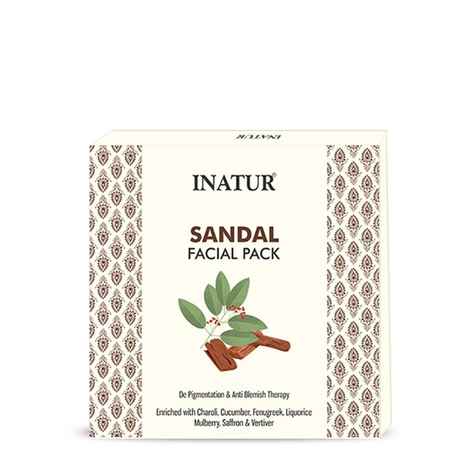 Inatur Sandal Fairness Facial Kit (85 g)
