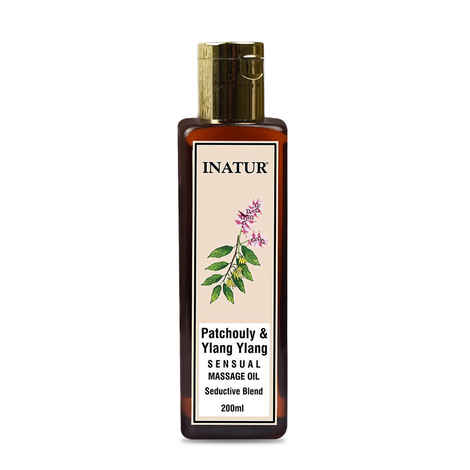 Inatur Ginger & Bergamot Invigorating Massage Oil (200 ml)