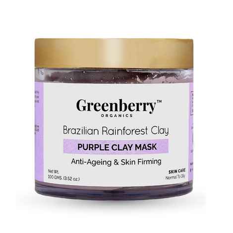 Greenberry Organics Brazilian Rainforest Purple Clay Mask (100 g)