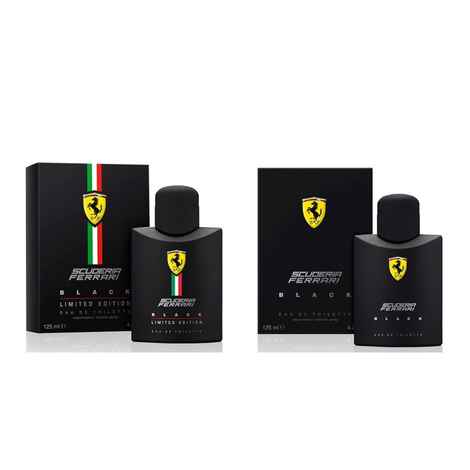 Buy Set of Scuderia Ferrari Black EDT Perfume and Ferrari Black Limited Edition EDT Perfume for Men (2 x 125 ml) (250 ml) - Purplle