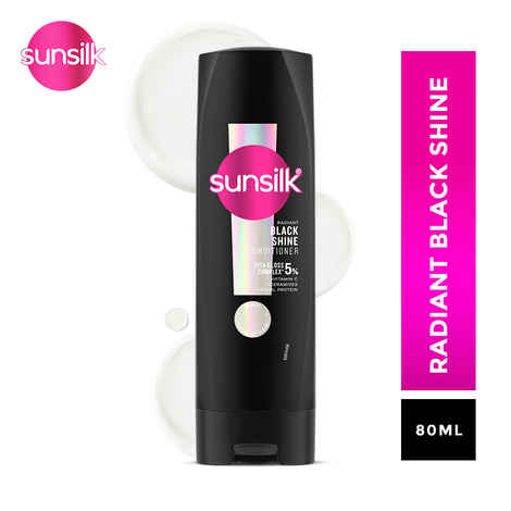Buy Sunsilk Black Shine Conditioner (80 ml) - Purplle