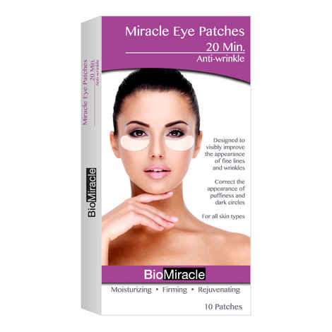 Buy BioMiracle - Anti Wrinkle Miracle Eye Patches (22 g) - Purplle