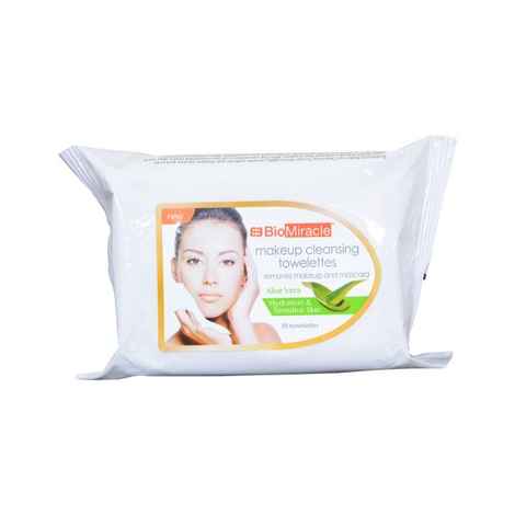 Buy BioMiracle - Aloe Vera Towelettes, 30 Count (200 g) - Purplle