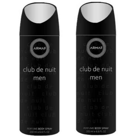 Armaf Club De Nuit Perfume Body Spray For Men (Set of two ) (400 ml)