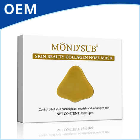 Buy Mond'Sub Gold Collagen Nose Mask Pack Of 10 - Purplle
