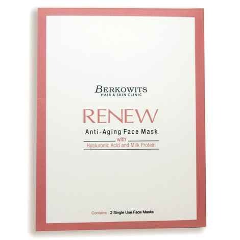 Buy Berkowits Hair and Skin Clinic RENEW-Anti-Ageing Mask with Hyaluronic Acid and Milk Protein (82 g) - Purplle