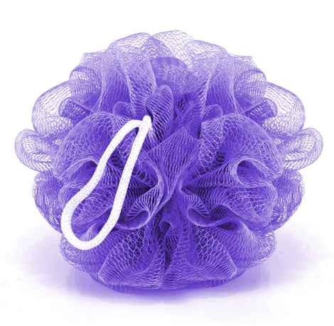 Buy PANACHE Bath Puff Loofah, Lilac Purple - Purplle