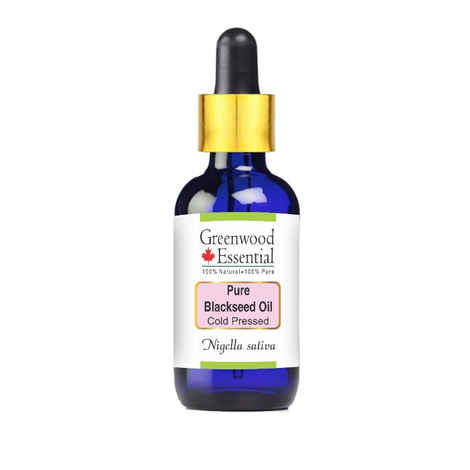 Buy Greenwood Essential Pure Black Seed (Kalaunji) Oil 30ml (Nigella sativa) with Glass Dropper 100% Natural Therapeutic Grade Cold Pressed - Purplle