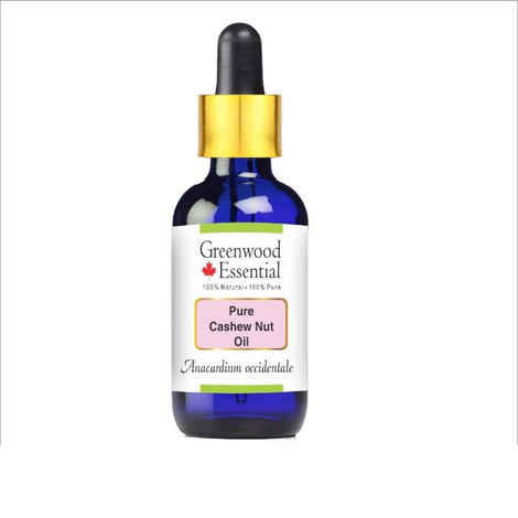 Greenwood Essential Pure Cashew Nut Oil 30ml (Anacardium occidentale) with Glass Dropper 100% Natural Therapeutic Grade