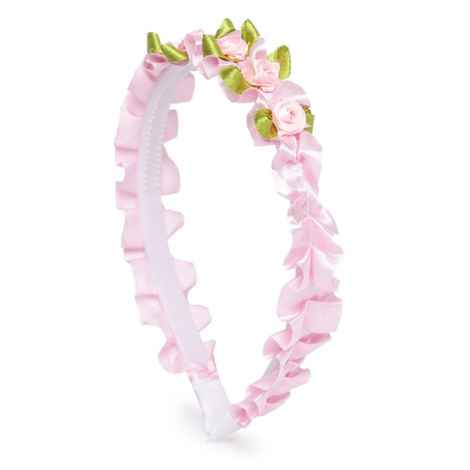 Buy Golden Peacock Flower Hairband - Pink - Purplle