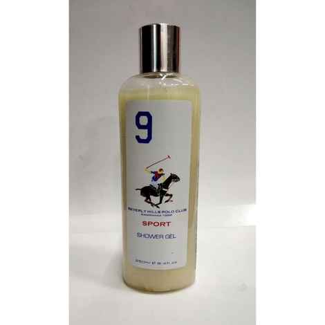 Buy Beverly Hills Polo Club Sports Shower Gel for Men, No 9, (250 ml) - Purplle