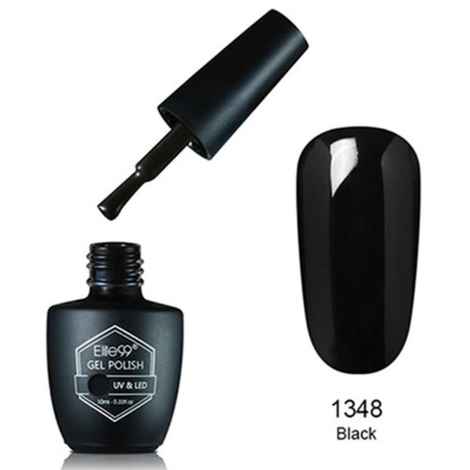 Buy Elite99 UV Gel Nail Polish LED Lamp Gel Lacquer Gel Polish Pure Colors Semi Permanent Gel Varnish Nail Primer Base Top (#1348) (10 ml) - Purplle