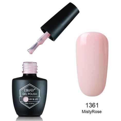 Buy Elite99 UV Gel Nail Polish LED Lamp Gel Lacquer Gel Polish Pure Colors Semi Permanent Gel Varnish Nail Primer Base Top (#1361) (10 ml) - Purplle
