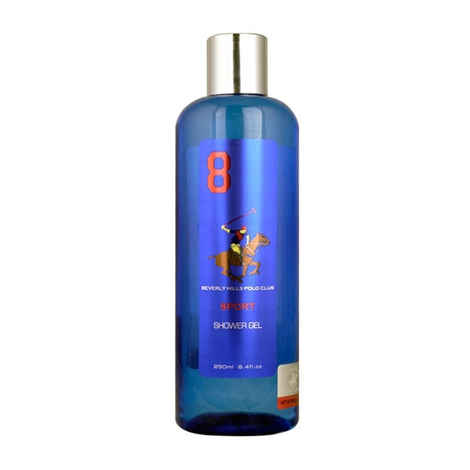 Buy Beverly Hills Polo Club Sports Shower Gel Men - No 8 (250 ml)  - Purplle