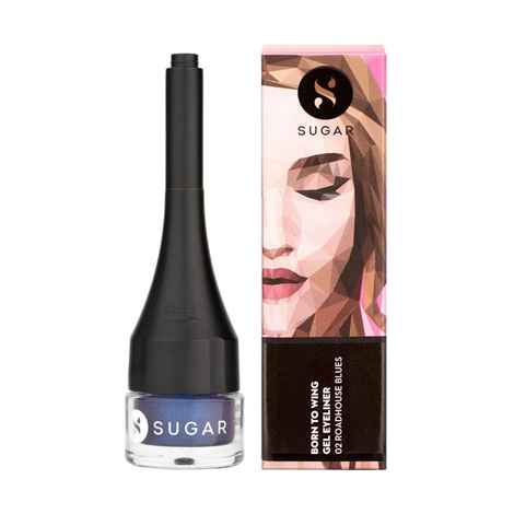 Buy SUGAR Cosmetics Born To Wing Gel Eyeliner | 02 Roadhouse Blues | Matte Finish, Smudge-proof & Water-resistant - Purplle