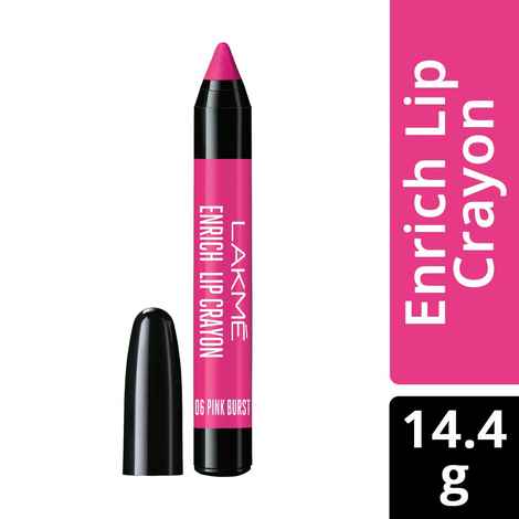 Lakme Enrich Lip Crayon - Pink Burst (2.2 g)