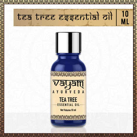 Vayam Ayurveda Pure Essential Oil - Tea Tree (10 ml) | Ayurvedic | Natural | Herbal | Pure | Sulphate free | Paraben Free