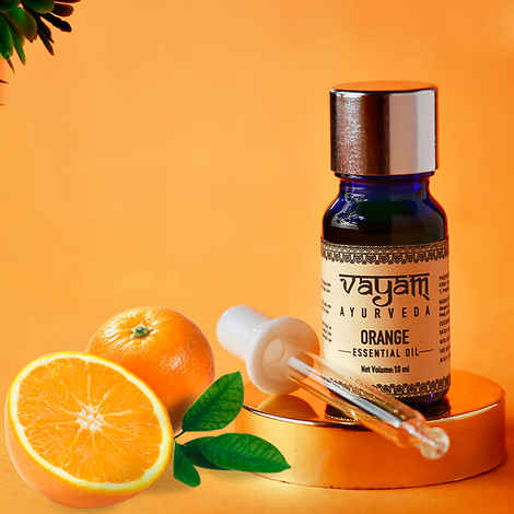 Buy Vayam Ayurveda Pure Essential Oil - Orange (10 ml) | Ayurvedic | Natural | Herbal | Pure | Sulphate free | Paraben Free - Purplle