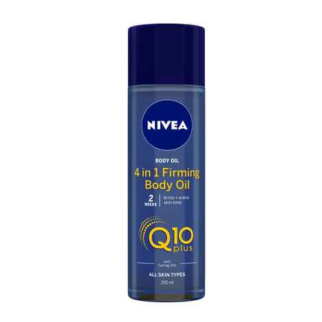 Buy NIVEA Body Oil Q10 4-in-1 Firming Oil All Skin Types 200ml - Purplle