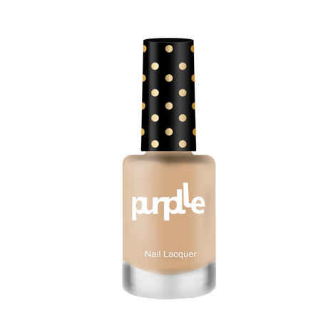 Purplle Nail Lacquer, Nude, Matte - High On Food 2 | No streaks | Chip resistent | Long Lasting | One-swipe Application | Quick Drying | Highly Pigmented (9 ml)