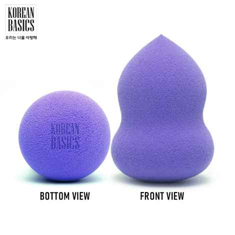 Buy Korean Basics Beauty Blender Puff for Makeup, Beauty Blender Sponge, Blender for Face Makeup, Foundation Blender, Foundation Concealer Puff Sponge - Purplle