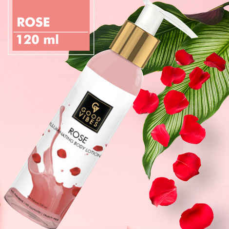 Good Vibes Illuminating Body Lotion - Rose (120 ml)