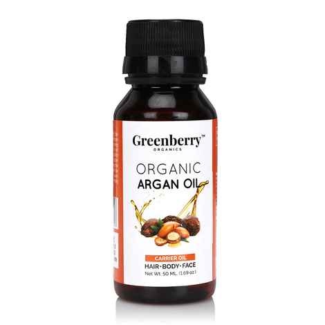 Greenberry Organics Organic Argan Oil for Face, Body & Hair (50 ml)